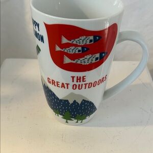 Make Offer The Great Outdoors Mug - White and Red